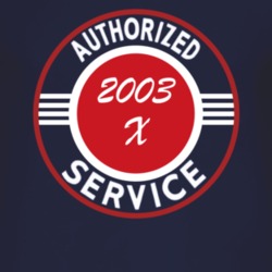 Authorized Service 2003 TJ X Dark T Shirt