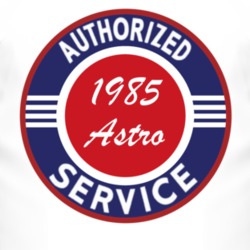 Authorized Service 1985 Chevy Astro T Shirt
