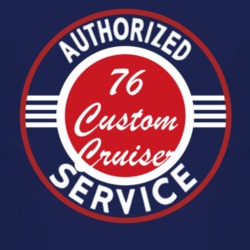 Authorized Service 1976 Oldsmobile Custom Cruiser Dark T Shirt