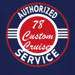 Authorized Service 1978 Oldsmobile Custom Cruiser Dark T Shirt