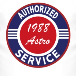 Authorized Service 1988 Chevy Astro T Shirt