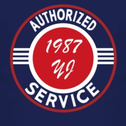 Authorized Service 1987 Wrangler YJ Dark T Shirt