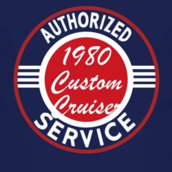 Authorized Service 1980 Oldsmobile Custom Cruiser Dark T Shirt