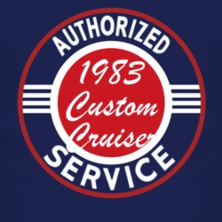 Authorized Service 1983 Oldsmobile Custom Cruiser Dark T Shirt