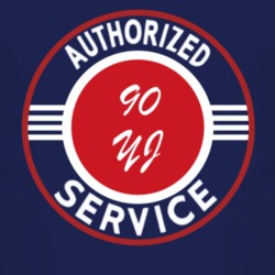 Authorized Service 1990 Wrangler YJ Dark T Shirt