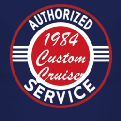 Authorized Service 1984 Oldsmobile Custom Cruiser Dark T Shirt