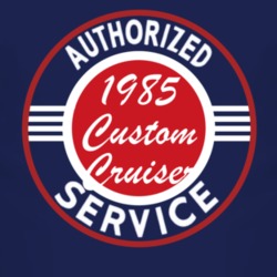 Authorized Service 1985 Oldsmobile Custom Cruiser Dark T Shirt
