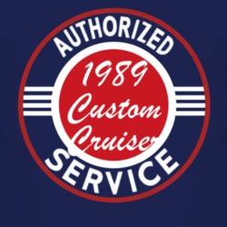 Authorized Service 1989 Oldsmobile Custom Cruiser Dark T Shirt