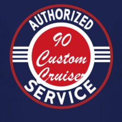 Authorized Service 1990 Oldsmobile Custom Cruiser Dark T Shirt