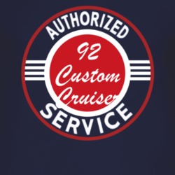 Authorized Service 1992 Oldsmobile Custom Cruiser Dark T Shirt