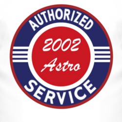 Authorized Service 2002 Chevy Astro T Shirt