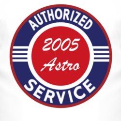 Authorized Service 2005 Chevy Astro T Shirt