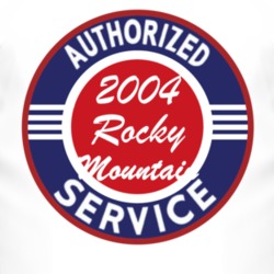 Authorized Service 2004 Liberty Rocky Mountain T Shirt