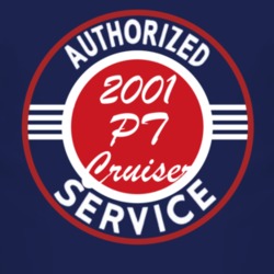 Authorized Service 2001 Chrysler PT Cruiser Dark T Shirt