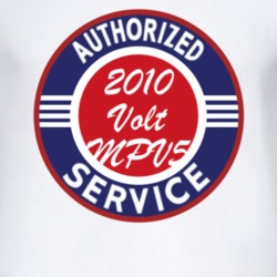 Authorized Service 2010 Chevy Volt MPV5 T Shirt