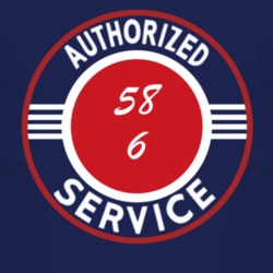 Authorized Service 1958 CJ 6 Dark T Shirt