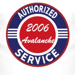 Authorized Service 2006 Chevy Avalanche T Shirt