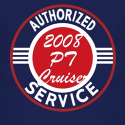 Authorized Service 2008 Chrysler PT Cruiser Dark T Shirt