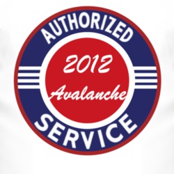Authorized Service 2012 Chevy Avalanche T Shirt