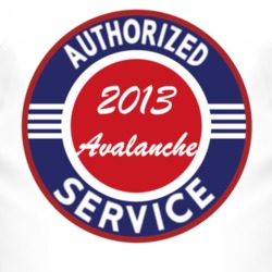 Authorized Service 2013 Chevy Avalanche T Shirt