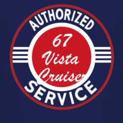 Authorized Service 1967 Oldsmobile Vista Cruiser Dark T Shirt