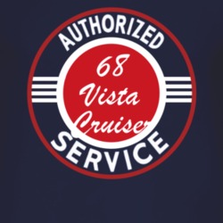 Authorized Service 1968 Oldsmobile Vista Cruiser Dark T Shirt