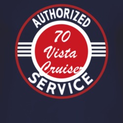 Authorized Service 1970 Oldsmobile Vista Cruiser Dark T Shirt