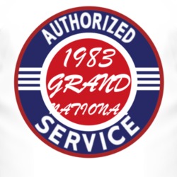 Authorized Service 1983 BUICK GRAND NATIONAL T Shirt