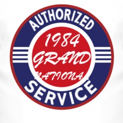 Authorized Service 1984 BUICK GRAND NATIONAL T Shirt