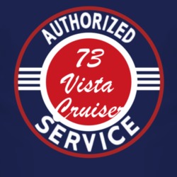 Authorized Service 1973 Oldsmobile Vista Cruiser Dark T Shirt
