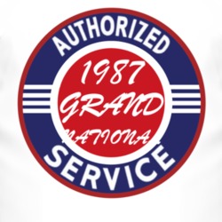 Authorized Service 1987 BUICK GRAND NATIONAL T Shirt