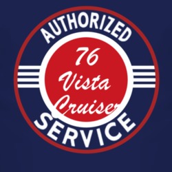 Authorized Service 1976 Oldsmobile Vista Cruiser Dark T Shirt