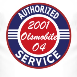 Authorized Service 2001 Oldsmobile Olsmobile O4 T Shirt