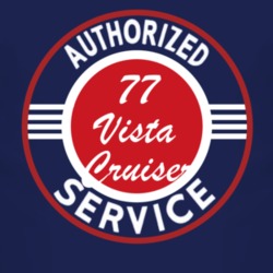 Authorized Service 1977 Oldsmobile Vista Cruiser Dark T Shirt