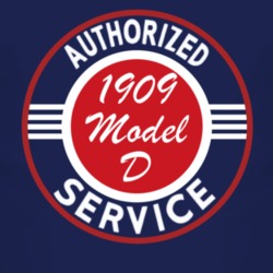 Authorized Service 1909 Oldsmobile Model D Dark T Shirt