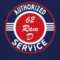 Authorized Service 1962 Dodge Ram D Dark T Shirt