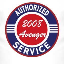 Authorized Service 2008 Dodge Avenger T Shirt