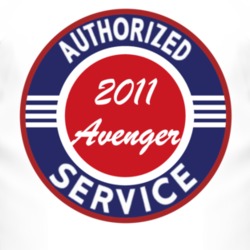 Authorized Service 2011 Dodge Avenger T Shirt