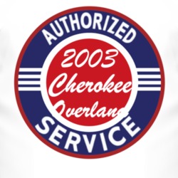 Authorized Service 2003 Grand Cherokee Overland T Shirt
