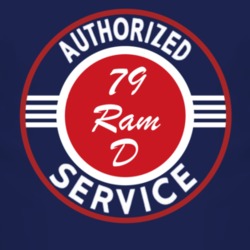 Authorized Service 1979 Dodge Ram D Dark T Shirt