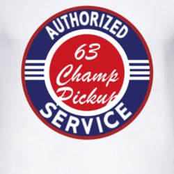 Authorized Service 1963 Studebaker Champ Pickup T Shirt