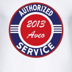 Authorized Service 2013 Chevy Aveo T Shirt