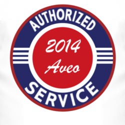 Authorized Service 2014 Chevy Aveo T Shirt