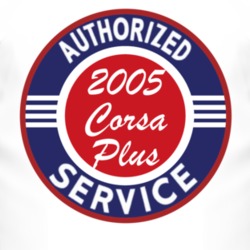Authorized Service 2005 Chevy Corsa Plus T Shirt