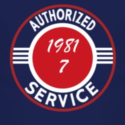 Authorized Service 1981 CJ 7 Dark T Shirt