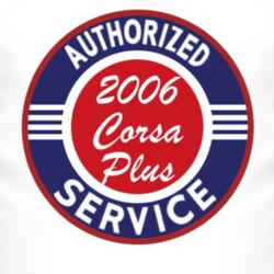 Authorized Service 2006 Chevy Corsa Plus T Shirt