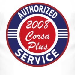 Authorized Service 2008 Chevy Corsa Plus T Shirt