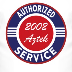 Authorized Service 2002 Pontiac Aztek T Shirt