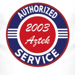 Authorized Service 2003 Pontiac Aztek T Shirt