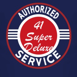 Authorized Service 1941 Super Deluxe Dark T Shirt